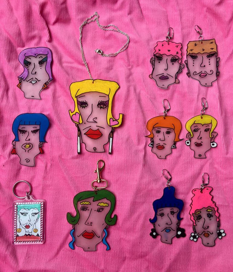 wearable henny art, available in my online shop!