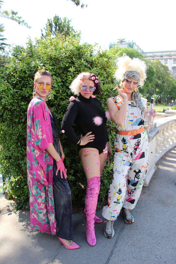 mit donatella straciatella und chica chicago, photo by katharina simunic; 2018